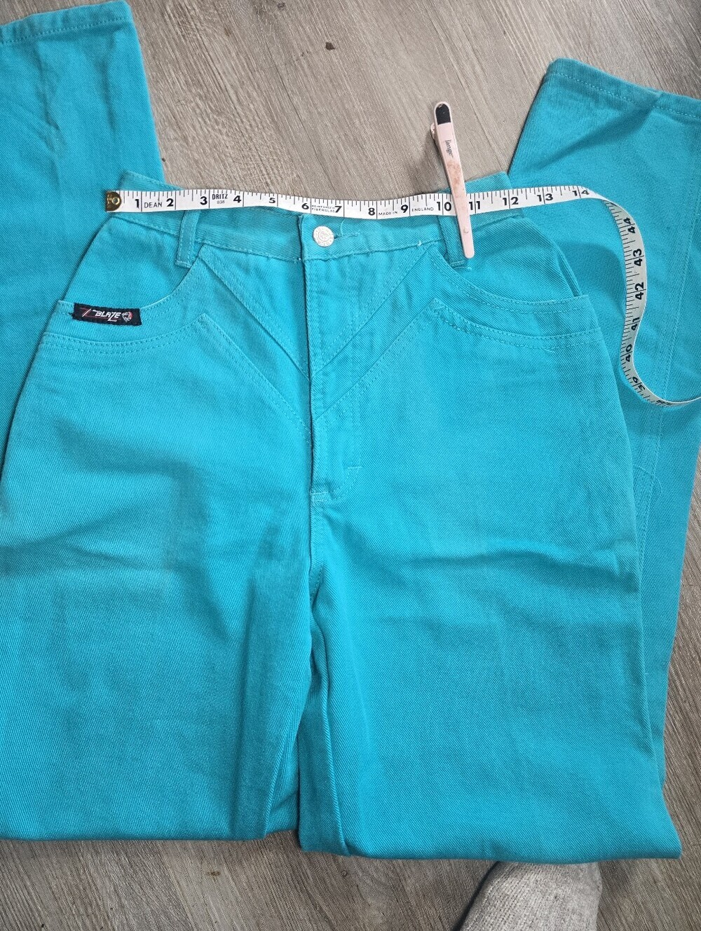 Vintage Blaze Turquoise Women’s Western Jeans  Sz 24